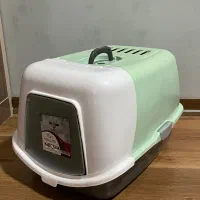 ظرف خاک مسقف گربه