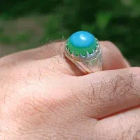 انگشتر عقیق سبز