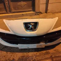 سپر جلوی ۲۰۷ رنگ فابریک سفید اصلی