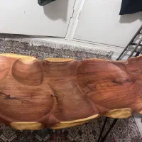 میز پذیرایی تمام چوب