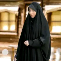 چادر مشکی مدل لبنانی درحد نو|لباس|ورامین, خیر آباد|دیوار