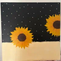 تابلو گل آفتابگردان