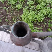 آفتابه مسی|کلکسیون اشیاء عتیقه|لاهیجان, کوی خزر|دیوار