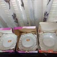 سه دست بشقاب برنج خوری وخورش خوری انگشتی باهم یکجا|ظروف سرو و پذیرایی|شیراز, فرگاز|دیوار