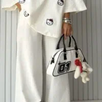 ست اورسایز لش کیتی سفید