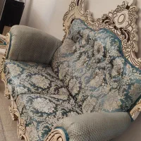 مبل سلطنتی با عسلی|مبلمان خانگی و میز عسلی|میانه, |دیوار