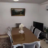 میز نهارخوری ۶ نفره در حد نو ترتمیز سفید طوسی|میز و صندلی غذاخوری|بندر انزلی, مسکن مهر|دیوار