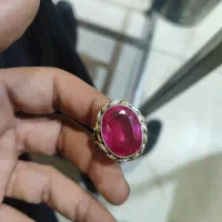 انگشتر توپاز صورتی|جواهرات|اهر, |دیوار