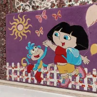 فرش زیبای دورا کودکانه با برجستگی