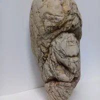 سنگ طرحِ چهره ( طبیعی ) نمادِ پارینه سنگی