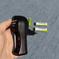 تعداد ۶ عدد باتری شارژی با شارژر باتری|لوازم جانبی موبایل و تبلت|بندرلنگه, |دیوار