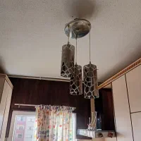 لوستر آینه‌ای سه شاخه