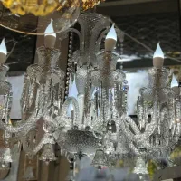 لوستر باکارات وارداتی لوستر شاخه کریستالی زیر قیمت