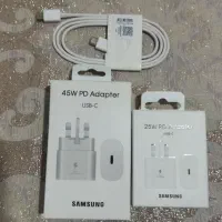 شارژر کابل ۲۵ ۴۵وات سوپرفست 100% اصلی سامسونگ دبی