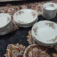 ظروف چینی گل سرخ