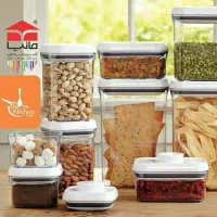 جا حبوبات آب بند درب دار فشاری