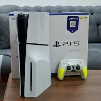 کنسول PS5 Slim دیسک خور در حد نو و آکبند + گیم ها