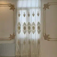 پرده پذیرایی دو تیکه|پرده، رانر، رومیزی|قم, سراجه (۱۵ خرداد)|دیوار