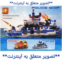 لگو۵۰۴ قطعه مدل ناو جنگی پلیس برندBT