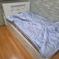 تخت خواب ۱.۵ نفره ام دی اف درجه ۱|تخت و سرویس خواب|تهران, مرزداران|دیوار