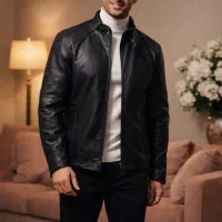 کاپشن چرم صنعتی سایز بزرگ