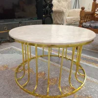 میز جلو مبلی فلزی