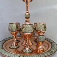 خاتم کاری روی مس و چوب