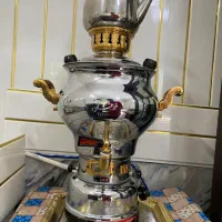 سماور گازی بزرگ سالم و نو با کیفیت برند طوفان اصلی