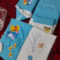 سرویس نوزادقنداق فرنگی تشک بالش پتولباس نوزادشلوار