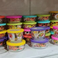 بانکه تنقلات ظرف در دار