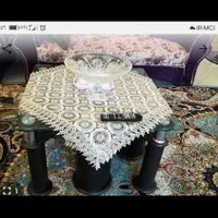 میز جلو مبلی با چهار تا عسلی گرد