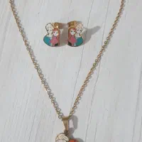 نیم ست گردنبند و گل گوش