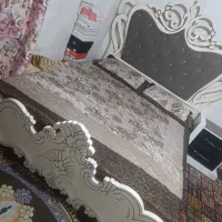 تخت همراه تشک و روتختخی|تخت و سرویس خواب|اردبیل, |دیوار