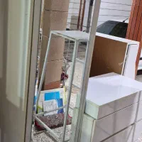 سرویس تخت خواب ام دی اف در حد نو|تخت و سرویس خواب|شوشتر, |دیوار