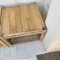 دو عدد کرسی چوبی