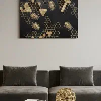 تابلو نقاشی زنبور عسل