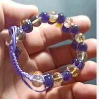 دستبند آمیتیست سیترین (دستبند دوردیفه گوهرسنگ اصل)|جواهرات|شیراز, شهرک امیر کبیر|دیوار