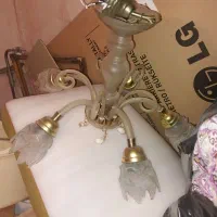لوستر ۶ شاخه قدیمی ۴ عدد