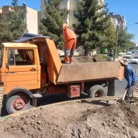 حمل خاک نخاله سراسرمشهد خاورکمپرسی بار