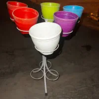 پایه گل با گلدون