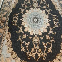فرش 6 متری  مشکی طلایی