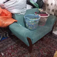 مبل دونفره سالم زیبا جنس درجه یک