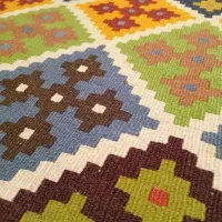 گلیم دستباف سنتی|گلیم، جاجیم، گبه|بوشهر, |دیوار