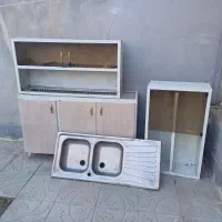 کابینت فلزی همراه سینگ