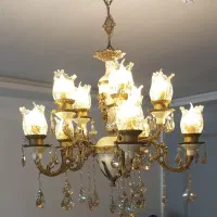 لوستر پنج شاخه (ده شعله)