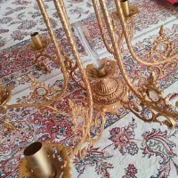 لوستر برنزی ۱۰کلیوی ۶شاخه