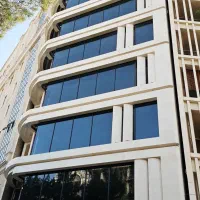 طراحی واجرا نماهای کرتین وال شیشه ی