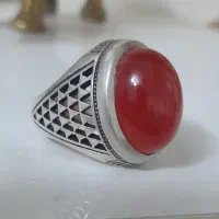 انگشتر نقره عقیق سلیمانی