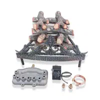 شومینه گاز سوز (منقل شومینه کامل آماده نصب)