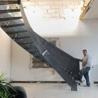 پله مدرن پله گرد|خدمات پیشه و مهارت|هشتگرد, شهرک افشاریه|دیوار